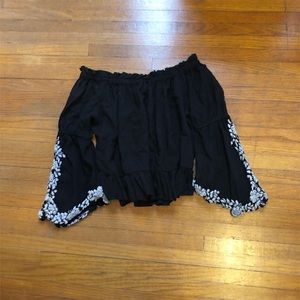Off the shoulder blouse